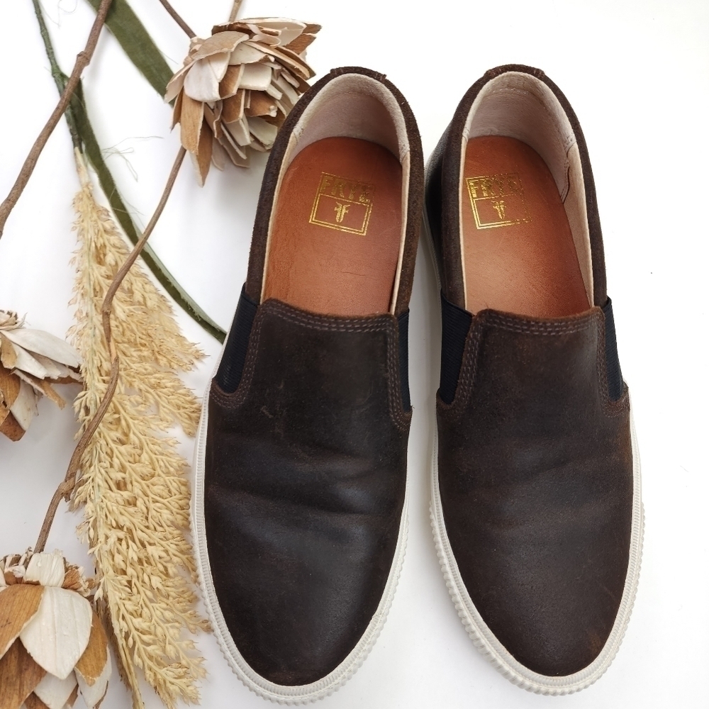 FRYE Men's Brown Loafers Sz 8 - Picture 5 of 7